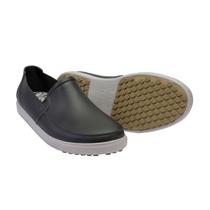 Sapato Antiderrapante Tênis Masculino Preto Proteção Profissionais Saúde Gastronomia Médico Enfermeiro Clínica Hospital Chef De Cozinha Restaurante -