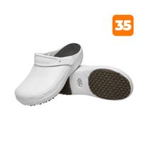 Sapato Babuche Antiderrapante com Palmilha BB90 Branco Nº 35/36 Soft Works