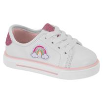Sapato Bebe Molekinha Napa Turim Gliter - Branco Sapato Bebe Molekinha Napa Turim Gliter - Branco