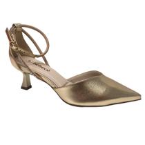 Sapato Bebecê Scarpin Aberto Salto Baixo C Strass T3814-384 Sapato Bebecê Scarpin Aberto Salto Baixo C Strass T3814-384