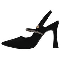 Sapato Bebece Slingback Bico Fino Salto Medio