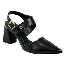 Sapato Bebecê Slingback Bico Fino T7012-022 Preto