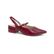 Sapato Bebecê Slingback Boneca T3628-111 Cherry