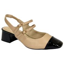 Sapato Bebecê Slingback Boneca T6418-322 Nude