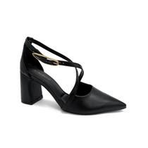 Sapato Bebecê Slingback T7021-247 Preto Sapato Bebecê Slingback T7021-247 Preto