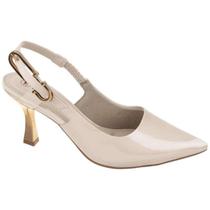 Sapato Bebecê Slingback Verniz - Feminino