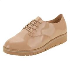 Sapato bege feminino oxford beira rio - 4174319