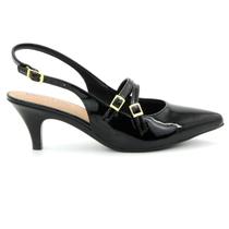 Sapato Beira Rio 4076.1315 Scarpin Salto Slingback Feminino
