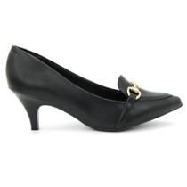 Sapato Beira Rio Feminina 4076.1304 Scarpin Fivela Salto