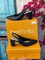 Sapato Beira Rio Salto Bloco Preto