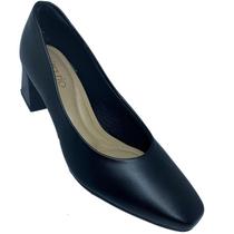 Sapato Beira Rio Salto Médio Preto- 41839