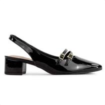 Sapato Beira Rio Slingback - Feminino - Preto