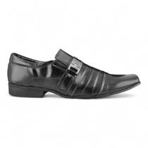 Sapato Bertelli 70019 Masculino Social - Bico Quadrado, Preto Sapato Bertelli 70019 Masculino Social - Bico Quadrado, Preto