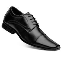 Sapato Bertelli Social Amarrar material sintético Comfort Masculino 70.018 (64242)