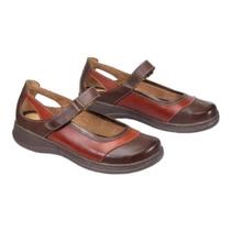 Sapato Boneca Couro Feminino Retrô Versátil Conforto Casual