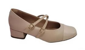 Sapato Boneca Feminino Com Salto Bloco Sua Cia 8381.15973 Sapato Boneca Feminino Com Salto Bloco Sua Cia 8381.15973