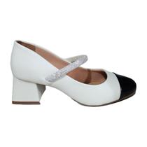 Sapato Boneca Feminino De Salto Bloco Vizzano 1423.103.27299 Sapato Boneca Feminino De Salto Bloco Vizzano 1423.103.27299