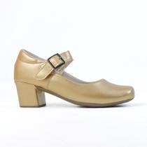Sapato Boneca Mary Jane Metalizado