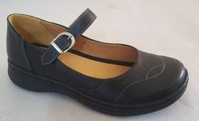 Sapato Boneca Mary Jane Retrô Víntage Confort Couro Serella R 7074F