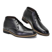 Sapato Bota Masculino Social Casual Oxford Derby em couro PU (poliuretano) Sapato Bota Masculino Social Casual Oxford Derby em couro PU (poliuretano)