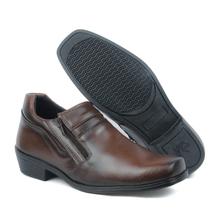 Sapato Bota Social Botinha Oxford Zíper Calçe Fácil Confort