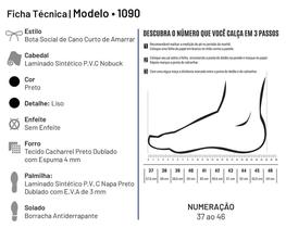 Sapato Bota Social Nobuck Cano Alto Confortável