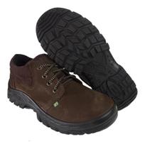 Sapato Botina Segurança Bico Pvc Nobuck C.a Ecosafety 134