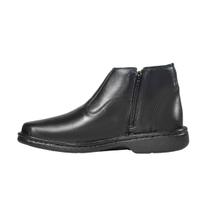 Sapato Botinha Masculino Confortável Couro Preto Moderno Top Sapato Botinha Masculino Confortável Couro Preto Moderno Top