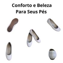 Sapato Branco Enfermagem De Couro Legítimo C/ Salto Interno 3,0cm - Life Fashion Sapato Enfermagem