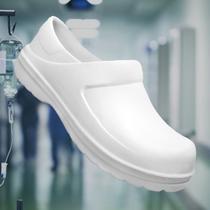 Sapato Branco Fechado Profissional Babuche Cozinha Saúde Segurança Yvate BGX083 Sapato Branco Fechado Profissional Babuche Cozinha Saúde Segurança Yvate BGX083