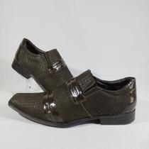 Sapato Calvest Social De Couro Super Confortável Masculino 349002 (64613)