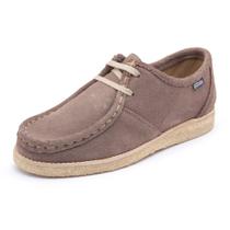Sapato Canadian London Style cor rato couro camurça sola de borracha natural
