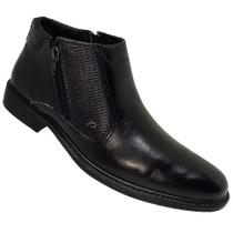 Sapato Cano Alto Masculino Adulto Couro Pegada 125354 Sapato Cano Alto Masculino Adulto Couro Pegada 125354