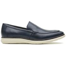 Sapato Casual Azul Marinho em Couro 45881