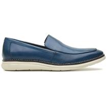 Sapato Casual Azul Sky em Couro 45881 Sapato Casual Azul Sky em Couro 45881