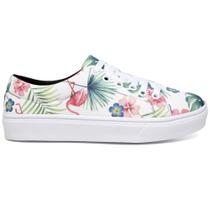 Sapato Casual Branco Floral Feminino Estilo Primavera Verão 25 26 Sapato Casual Branco Floral Feminino Estilo Primavera Verão 25 26