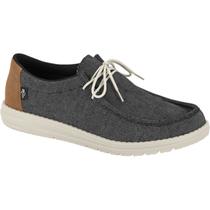 Sapato casual canadia masculino br sport 2265.101 em linho com cadarço Sapato casual canadia masculino br sport 2265.101 em linho com cadarço