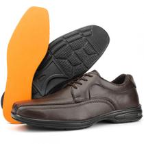 Sapato Casual Com Sola Macia Yoyo Store Fecho Cadarço Costura Reforçada