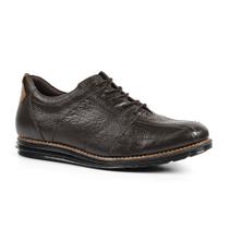 Sapato Casual Confortavel LK Store com Cadarço e Sola Borracha Costurada