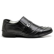 Sapato Casual Conforto Couro Preto 04w Tamanho:39cor:preto
