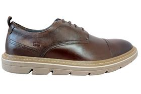 Sapato Casual Derby Cap Toe Democrata Metropolitan Jeff 604101 Lançamento