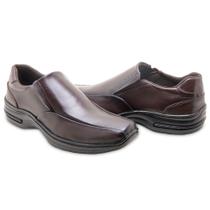 Sapato Casual Em Couro Ultra Conforto M&D Store Sola Costurada