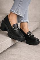 Sapato Casual Feminino Mocassim Oxford Tratorado Moderno Moda