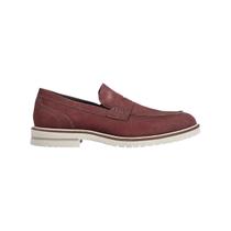 Sapato casual ferracini 5438-704 couro vermelho