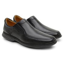 Sapato Casual Masculino Couro Leve Conforto Elegante