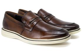 Sapato Casual Masculino Democrata Metropolitan Couro Sport Sapato Casual Masculino Democrata Metropolitan Couro Sport