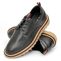 Sapato Casual Masculino Derby Tratorado Premium Couro Nobre Sapato Casual Masculino Derby Tratorado Premium Couro Nobre