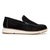 Sapato Casual Masculino Loafer Five Days em Couro Preto