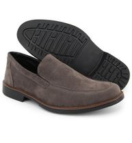 Sapato Casual Masculino Oxford Camurça Cinza Conforto Sapato Casual Masculino Oxford Camurça Cinza Conforto