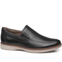 Sapato Casual Pegada Masculino em Couro Preto 126703-01